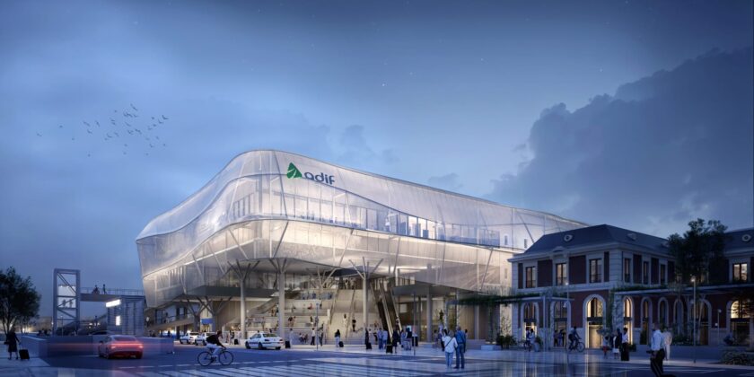 El ministro de Transportes y Movilidad Sostenible, &Oacute;scar Puente, presenta el proyecto de la nueva estaci&oacute;n de tren de Valladolid Campo Grande. Al acto asiste el consejero de Movilidad y Transformaci&oacute;n Digital de la Junta, Jos&eacute; Luis Sanz Merino.