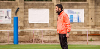 Álex Izquierdo, entrenador del Palencia Cristo Atlético