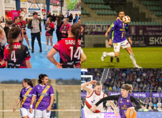 Bm Fuentes Carrionas, Palencia Cristo Atlético (Óscar Martínez), Palencia Fútbol Femenino y Súper Agropal Palencia (Rubén Díaz)
