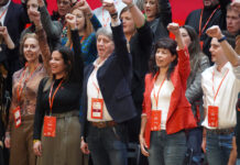 Cierre del Congreso del PSOE de Castilla y León en Palencia. Foto: Aida Acitores