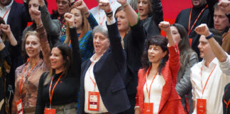 Cierre del Congreso del PSOE de Castilla y León en Palencia. Foto: Aida Acitores