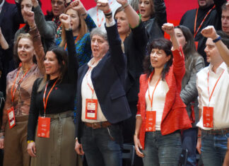 Cierre del Congreso del PSOE de Castilla y León en Palencia. Foto: Aida Acitores