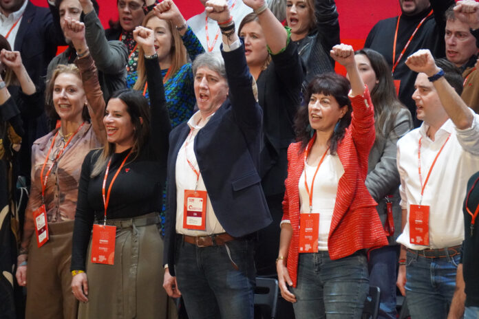Carlos-Martínez Cierre del Congreso del PSOE de Castilla y León en Palencia. Foto: Aida Acitores