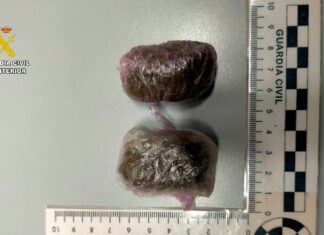 La vía anal, nuevamente utilizada para introducir droga en La Moraleja de Palencia Imagen proporcionada por la Guardia Civil de Palencia