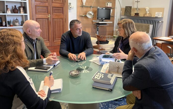 Reunión de la Diputación de Palencia con Villarmentero