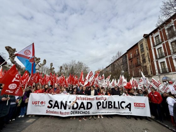 Manifestaci&oacute;n en defensa de la sanidad p&uacute;blica