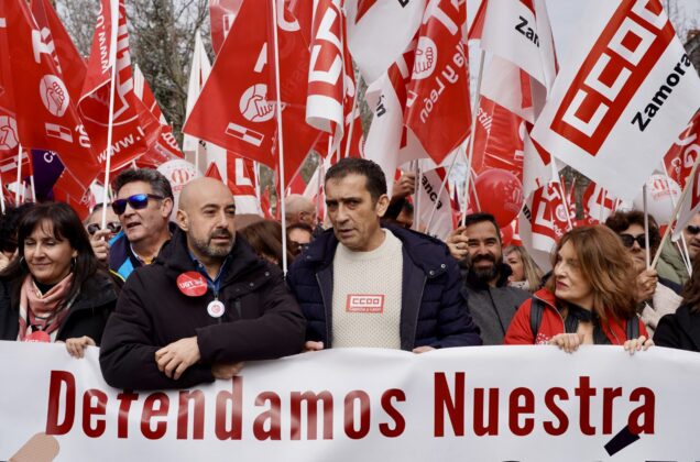 Manifestaci&oacute;n en defensa de la sanidad p&uacute;blica