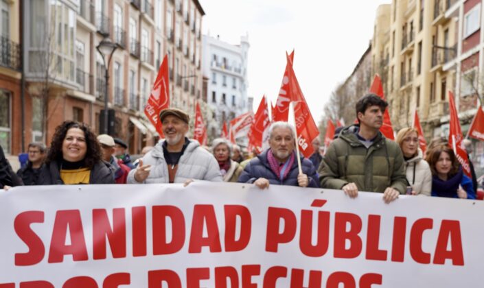 Manifestaci&oacute;n en defensa de la sanidad p&uacute;blica