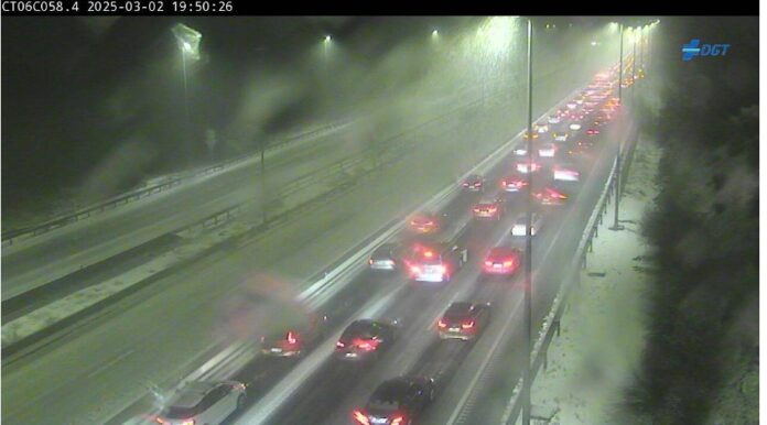 AP6 A-6, a la altura de San Rafael (Segovia). / DGT