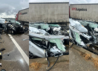 Cortes de tráfico entre Magaz y Palencia por un accidente entre un turismo y un camión Accidente-de-tráfico-en-Palencia