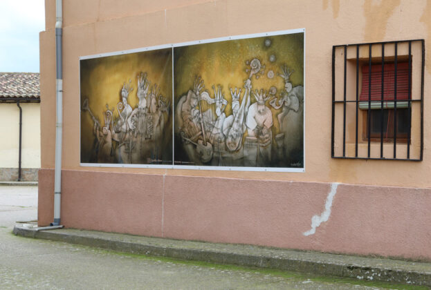 Br&aacute;gimo - El pueblo palentino de Boadilla de Rioseco, utiliza desde hace a&ntilde;os el arte como medio para rescatarse del anonimato con el nombre de Arte contra el Olvido