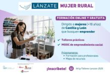 El emprendimiento femenino con impacto social en Castilla y León con LÁNZATE RURAL Cartel LÁNZATE RURAL