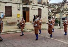 Danzantes en la fiesta de Santo Tomás de Villamediana