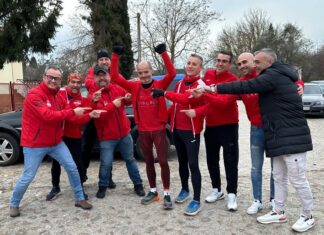 David Ontaneda, junto al Club Atletismo Cuatro Cantones