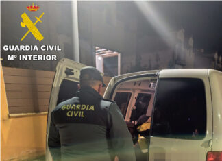 Detenida una persona por sustraer tubos de riego en Fuentes de Valdepero Fotografía: Guardia Civil de Palencia