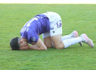 El Palencia Cristo Atlético tropieza de nuevo en el último suspiro (0-1) Palencia Cristo Atlético. Fotografía: @fotografiardiaz
