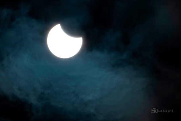 Fotos eclipse solar parcial del 29/3/25 visto desde Palencia hechas por Jos&eacute; Luis Carrera y Fernando Manrique