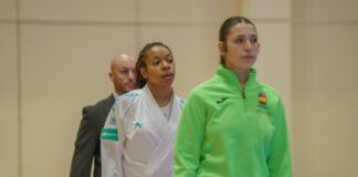 Isabel Nieto en el Campeonato de España. RFEK