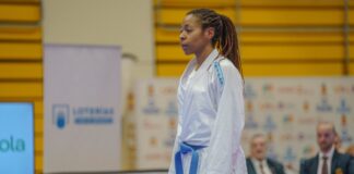 Isabel Nieto en el Campeonato de España. RFEK