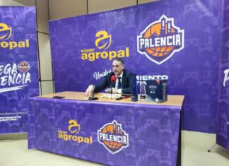 Rueda de prensa de Luis Guil en el partido entre Súper Agropal Palencia y Cartagena