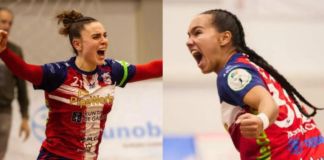 María Sancha y Ania Ramos. Fotografías: Atlético Guardés