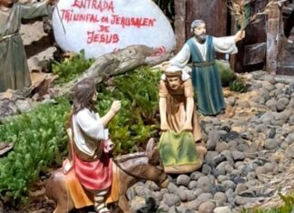 La Pasión hecha ‘belén’ para honrar a la Semana Santa de Paredes