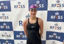 De récord en récord y tiro porque me toca Sandra Santos. Fotografía: Real Federación Española de Salvamento y Socorrismo