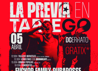 Cartel de "La Previa" del VdB Rock en Tariego de Cerrato