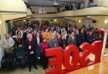 Congreso Provincial del PSOE de Palencia en la Casa del Pueblo de Barruelo de Santullán