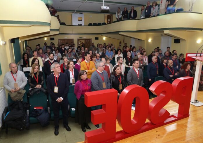 Congreso Provincial del PSOE de Palencia en la Casa del Pueblo de Barruelo de Santullán