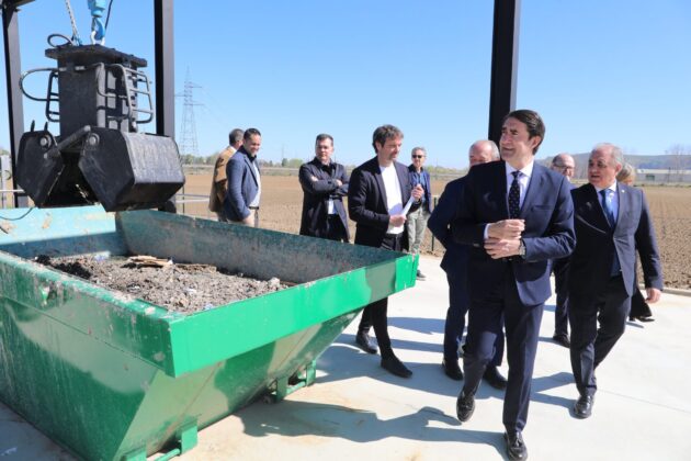 Visita del consejero de Medio Ambiente, Vivienda y Ordenaci&oacute;n del Territorio a la Estaci&oacute;n Depuradora de Aguas Residuales (EDAR) de Grijota