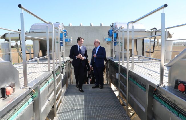 Visita del consejero de Medio Ambiente, Vivienda y Ordenaci&oacute;n del Territorio a la Estaci&oacute;n Depuradora de Aguas Residuales (EDAR) de Grijota