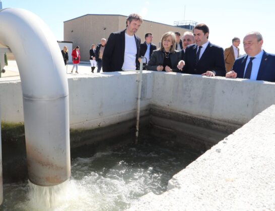 Visita del consejero de Medio Ambiente, Vivienda y Ordenaci&oacute;n del Territorio a la Estaci&oacute;n Depuradora de Aguas Residuales (EDAR) de Grijota