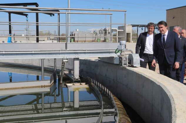 Visita del consejero de Medio Ambiente, Vivienda y Ordenaci&oacute;n del Territorio a la Estaci&oacute;n Depuradora de Aguas Residuales (EDAR) de Grijota