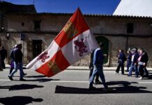 Celebración de la fiesta de Castilla y León en Villalar de los Comuneros