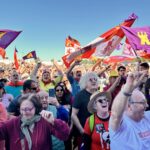 Celebración de la fiesta de Castilla y León en Villalar de los Comuneros