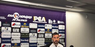 Álex Izquierdo en rueda de prensa post partido ante Ciudad Rodrigo