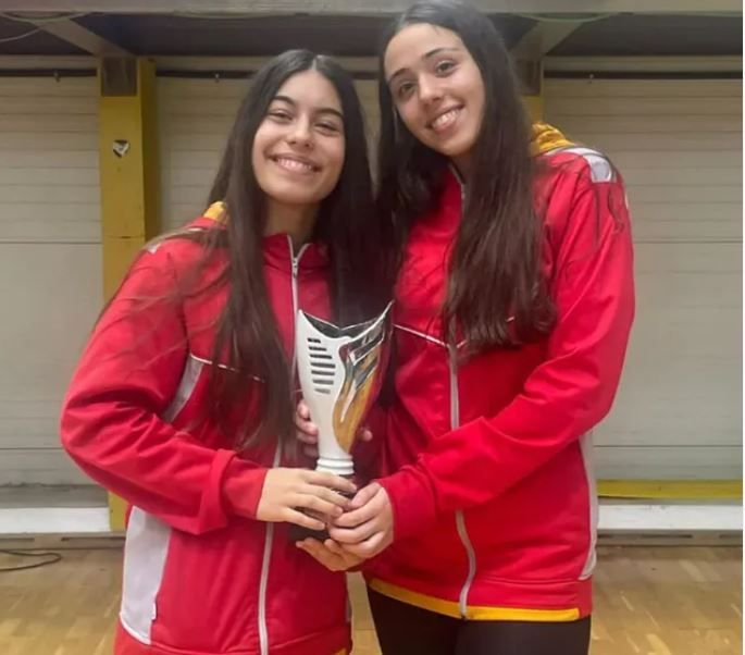 Ana Juan y Jimena González con la Selección de Castilla y León
