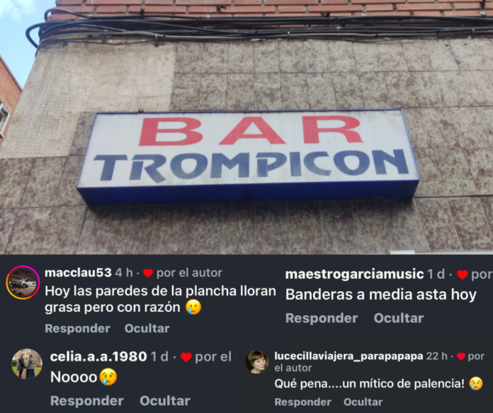 Bar Trompicón reacciones al cierre