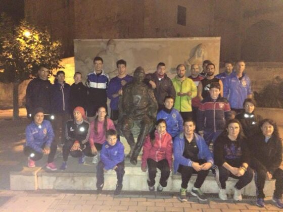 CD Villa de Paredes en sus primeros entrenamientos en octubre de 2015