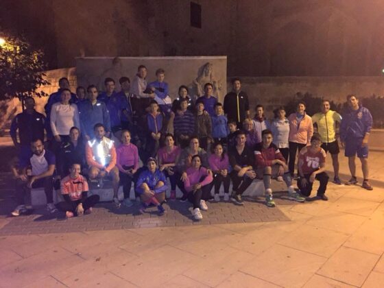 CD Villa de Paredes en sus primeros entrenamientos en octubre de 2015