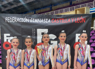 El Conjunto Benjamín del Club Gym-Pal se proclama campeón de la I Fase de la Liga Autonómica de Gimnasia Rítmica
