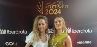 Elena Caballero y Aitana Alonso. Fotografía: Club Atletismo Puentecillas