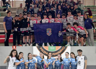 Equipos palentinos de balonmano infantil clasificados para la Final Four
