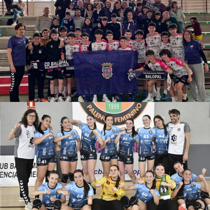 Equipos palentinos de balonmano infantil clasificados para la Final Four