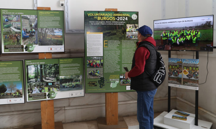 Exposici&oacute;n sobre voluntariado ambiental &ldquo;Reconciliando personas y naturaleza&rdquo; de Caja Burgos y La Caixa