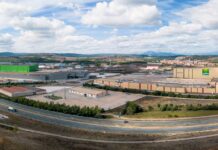 Industria destina 526.309 euros a VIDA (Gullón) para fortalecer su competitividad Foto área panorámica VIDA y Gullón