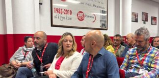 Gorka López, Laura Saiz y Óscar Lobo. UGT Palencia