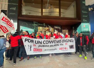 Protestas de los trabajadores de RTVCyL, hoy en su segunda jornada de huelga Huelga-RTVCyL