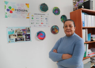 La presidenta de la Federación, Inmaculada Gutiérrez. FEDISPA